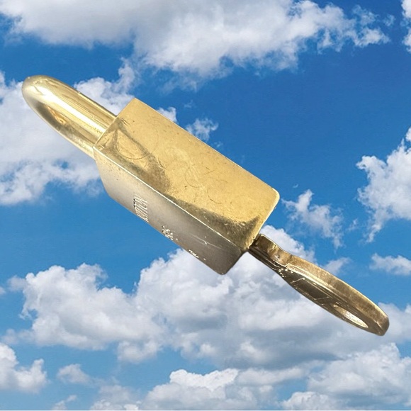 220 Authentic Louis Vuitton Lock with Key 200 Series Vintage - Picture 5 of 11